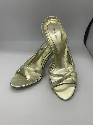 Merona Gold Heels 9.5 • $8.10