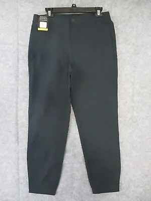 Banana Republic Tech Hybrid Pants Mens 32 Black Elastic Waist Ankle ACTUAL 32x30 • $15.94