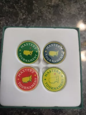  2024 Masters  Golf Ball Marker Set 4 Pack PGA *New* • $24.99