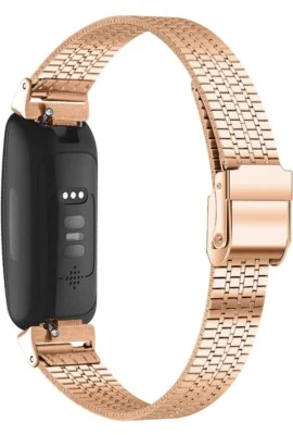 $20.65 • Buy Fitbit Charge 4 3 2 Ionic Versa  Band Replacement Metal Strap Bracelet Rose Gold
