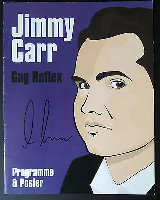 £34.99 • Buy JIMMY CARR Signed Tour Programme 8 OUT OF 10 CATS Comedy  COA