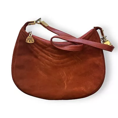 Morris Moskowitz Suede And Leather Hobo Bag Womans • $40