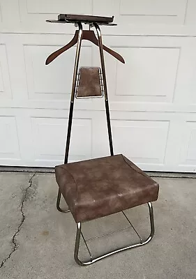 Mid Century Valet/Butler/Gentlemans Dressing Wardrobe Chair By Spiegel • $129.95