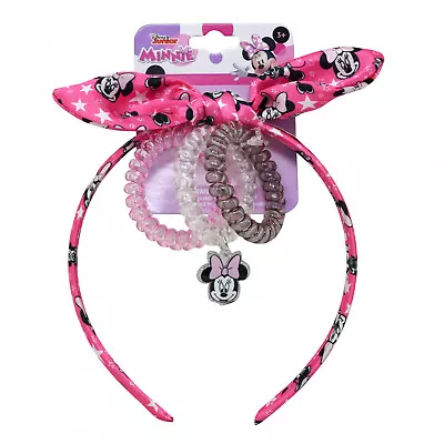 Disney Minnie Mouse Headband And 3 Coil Bracelets Girls Fashion Hair • $12.62