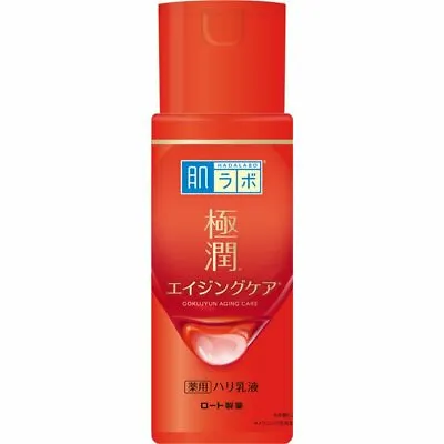 Rohto Hada Labo Gokujyun Hyaluronic Acid High Moist Wrinkle Milk 140ml • $19.99