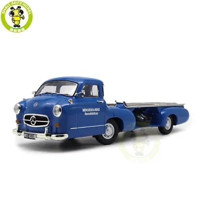 1/18 IVY Mercedes Benz Renntransporter Car Transporter 1954 Truck Diecast Model • $93.42