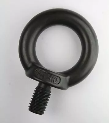 A4 316 Marine Grade BLACK STAINLESS STEEL Lifting Eye Bolt Bolts M6 M8 M10 • £4.40