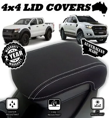 Fits Ford Ranger Px 2 Neoprene Console Lid Cover-aug 2015 - Oct 2018 (wetsuit) • $46.90