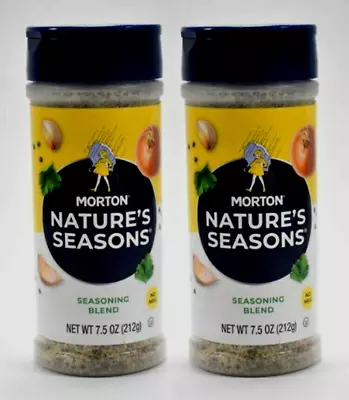 2 Pack Morton Nature's Seasons Seasoning Blend 7.5 Oz Each • $20.50