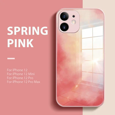 $10.85 • Buy For IPhone 14 12 13 Pro 11 XR Max Case Hybrid Luxury Marble Tempered Glass Cover