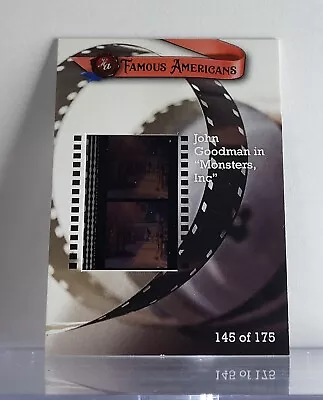 2021 HA Famous Americans Movie Clips Film Relic Monster Inc John Goodman /175 • $15