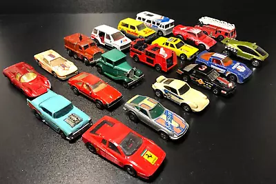 Vintage Hot Wheels Matchbox 1970s 1980s MIXED Toy Car Vehicle Lot Of 19 - NICE! • $19.96