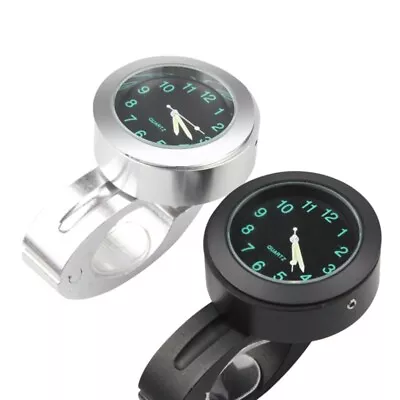 Motorcycle Handlebar Mount Clock Watch Waterproof Clock Aluminum-alloy • $13.26