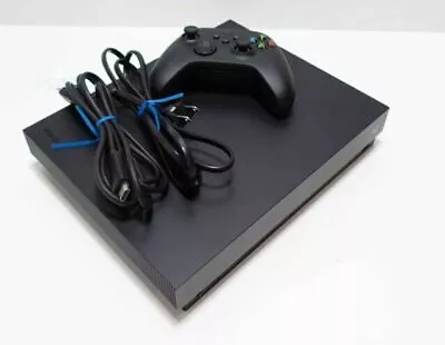 Microsoft Xbox One X 1TB Project Scorpio Limited Edition Console - Black (1787) • $200