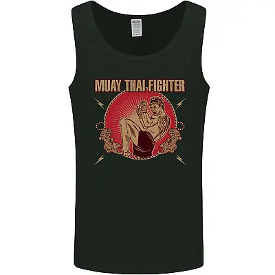 Muay Thai Fighter Contact MMA Martial Arts Mens Vest Tank Top • £9.99