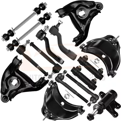 15pc Front Control Arms Tie Rods Pitman Idler Arm Kit For 95-1999 GMC Yukon 2WD • $220.39