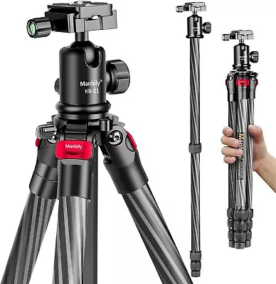 $151.61 • Buy Manbily Professional Camera Tripod Stand Carbon Fiber Tripod For DSLR Camera