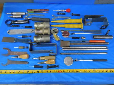 Lot Of Precision Router Machinist Tooling Bit Driver Paint Scraper Hand Mirrors • $74.99