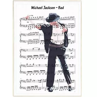 Michael Jackson - Bad Song Print • £4.99