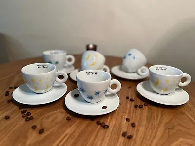 £110 • Buy Illy Cappuccino Macchiato Coffee Cups &   Saucers Set Of 6 By Kiki Smith / 200ml