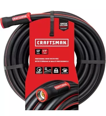 Craftsman 5/8 In. D X 50 Ft. L Heavy Duty Professional Grade Garden Hose NEW • $59.99