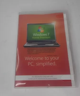 Microsoft Windows 7 Home Premium 64-Bit Software  W/ Product Key & SP1 • $26.72