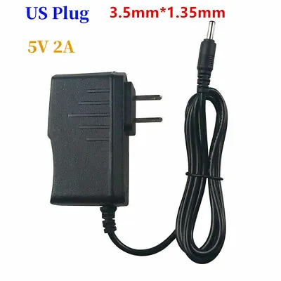 5V 2A AC Adapter To DC 5 Volt 2000mA Power Supply Charger 3.5/1.35mm US Plug • $4.19