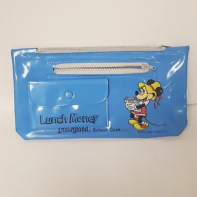 Vintage Walt Disney World Lunch Money School Pencil Case With Minnie Mouse • $5.99