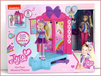 $70.67 • Buy Nickelodeon JoJo Siwa CLOSET On-Tour MUSICAL Playset  Doll Clothes Stage ❤️NEW❤️