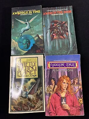 Vintage Madeleine L'Engle A Wrinkle In Time Series Paperbacks Lot Of 4 • $12