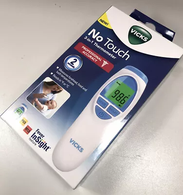 Vicks NO TOUCH 3 IN 1 Thermometer Professional Accuracy Fever • $15.97