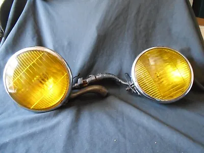 VINTAGE 1930s GUIDE FOG LIGHT 6 11/16 WITH BRACKET ACCESSORIE CHEVROLET BUICK • $750