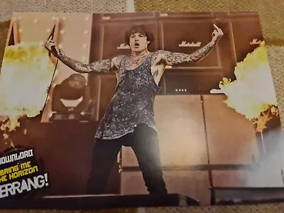 Oli Sykes Bring Me The Horizon A4 Page Poster Kerrang  Magazine • £5.49