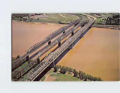 Postcard Bridges Over The Mississippi River USA North America • $8.39