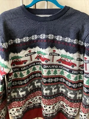 £10 • Buy Next Mens Christmas Jumper Large