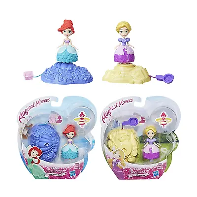 Disney Princesses - Magical Mover - Ariel & Rapunzel - 3  8cm - Twin Pack • £16.95