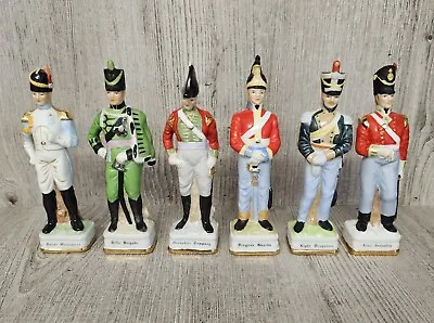 6 Porcelain Handpainted Soldier Figurines  • £39.99