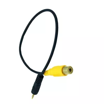 RCA To 2.5mm AV-IN Cable Car Rear View Camera TO GPS 2.5mm 0. R4C7 • $7.37