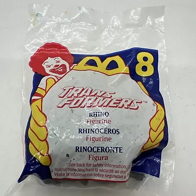 1995 MC DONALDS HAPPY MEAL TOY' TRANSFORMERS’ RHINO #8-MIB Free Ship • $5.39