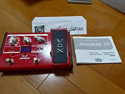 VOX Stomplab 2B IIB Bass Multi Effect Pedal Free Shipping Used Main Unit Only • $88