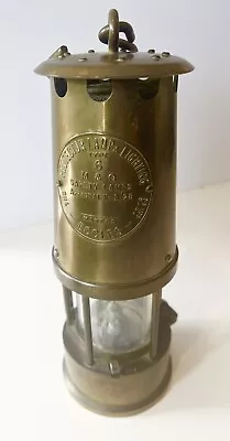 Miners Lamp The Protector Lamp & Lighting Co Eccles Type 6 M&Q Safety Lamp • £79