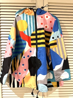 $125 • Buy Pretty GORMAN “Liquorice” Raincoat Jacket * Size S/M