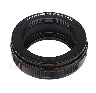 M42 Lens To M42 42mm Screw Mount Adjustable Macro Focusing Helicoid 17mm - 31mm • $20.89