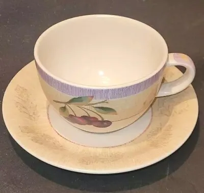 M&S  Wild Fruits Breakfast Cup & Saucers MARKS & SPENCER • £6