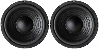 NEW (2) 6.5  Woofer Speakers Replacement 8ohm Home Audio Sound Stereo Pair • $69