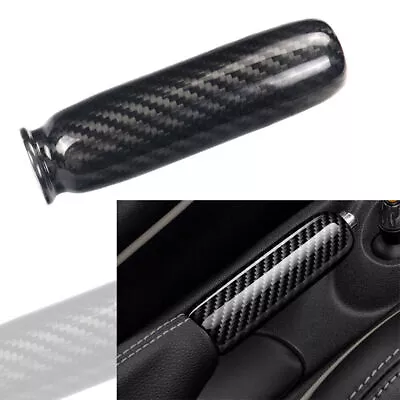 Carbon Fiber Handbrake Cover Handle Protector Fit BMW Mini Cooper R50 R52 R53/55 • $51.34