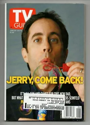 TV Guide Magazine June 30 2001 Jerry Seinfeld Doris Roberts Brian Wilson • $10.98