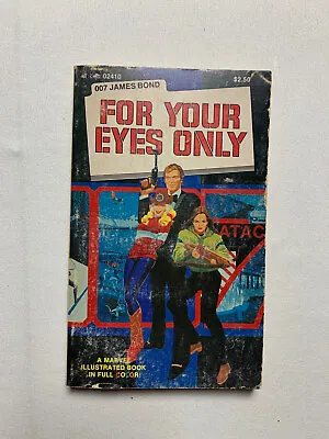 For Your Eyes Only  1981  James Bond  Marvel Illustrated Book   All Color    • $13.49