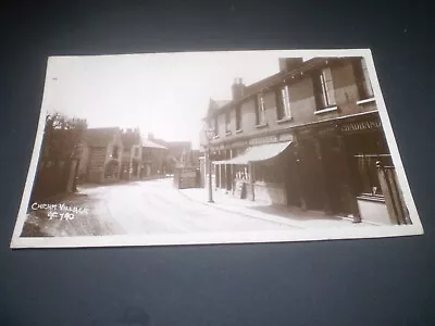 Social History CHEAM VILLAGE  Shop Fronts Real Photo Postcard • £9.99