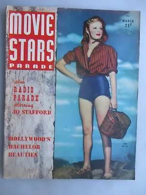 Movie Stars Parade Magazine - March 1948 Issue - June Haver Cover • $9.99